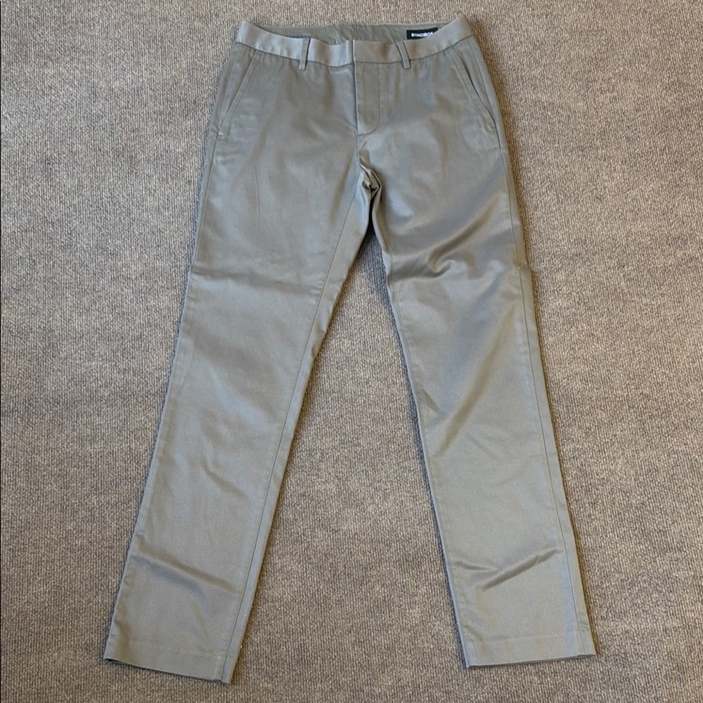 Bonobos Thursday Chino Pants Mens 29x32 Tailored Brown Trousers Dress Office